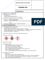 CNBM-500 Thinner MSDS