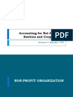 10 Accounting For Not-For-Profit Entities and Cooperatives
