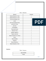 Tabl de Materiales