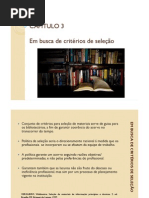 Desenvolvimento de Coleções Cap. 3