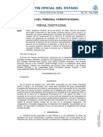 Boletín Oficial Del Estado: Tribunal Constitucional