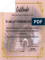 Certificado Webinar Scarllaty Ferreira Dos Santos