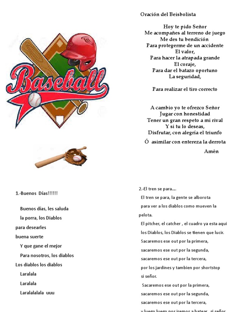 PORRAS PDF Lanzador Posiciones de Béisbol