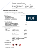 MSDS Amonium Persulfate Malaisya