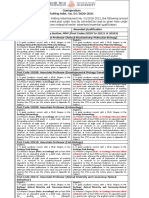 Corrigendum Rolling Advt. No. 01/2020-2021: (M.Sc. in Zoology/relevant/allied Subjects)