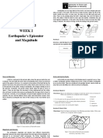 Earthquake's Epicenter and Magnitude
