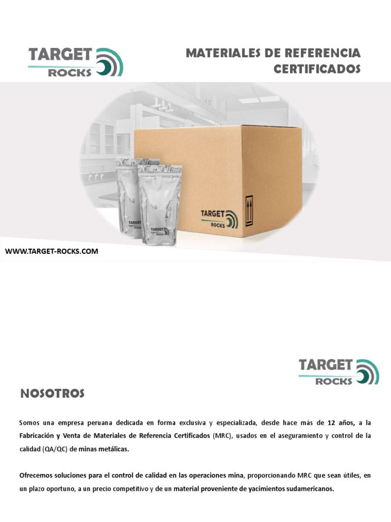 MRC Certificados para Minería Metálica | PDF | Minería | Economias