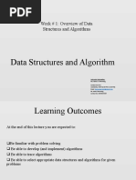 LECTURE1-OVERVIEW OF DATA STRUCTURE Week1