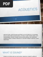 Acoustics and Lighting