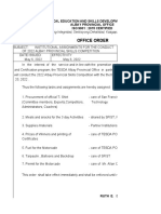 Office Order PSC 2022