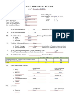 Damaged Assessment Report