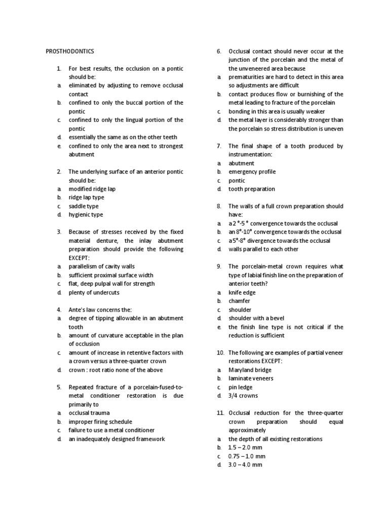 Key Concepts in Prosthodontics | PDF | Dentures | Dentistry Branches