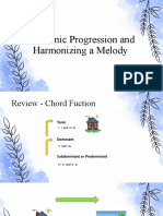 Harmonic Progressions and Chord Functions Guide