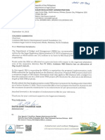 MEMO-ABE-2022-SEPT-16 Letter For Mr. Sarmiento Re 2023 FMR Budget Allocation For Cotabato MD