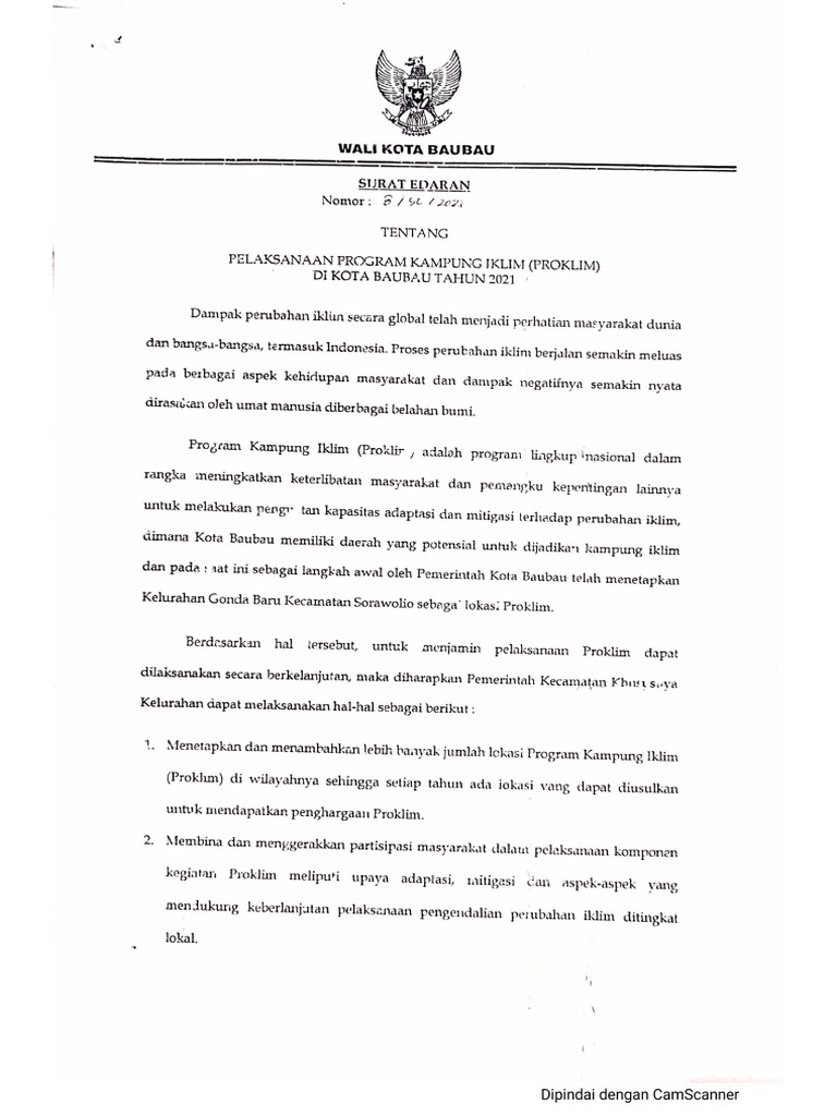 Surat Edaran | PDF