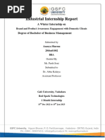 Industrial Internship Report 