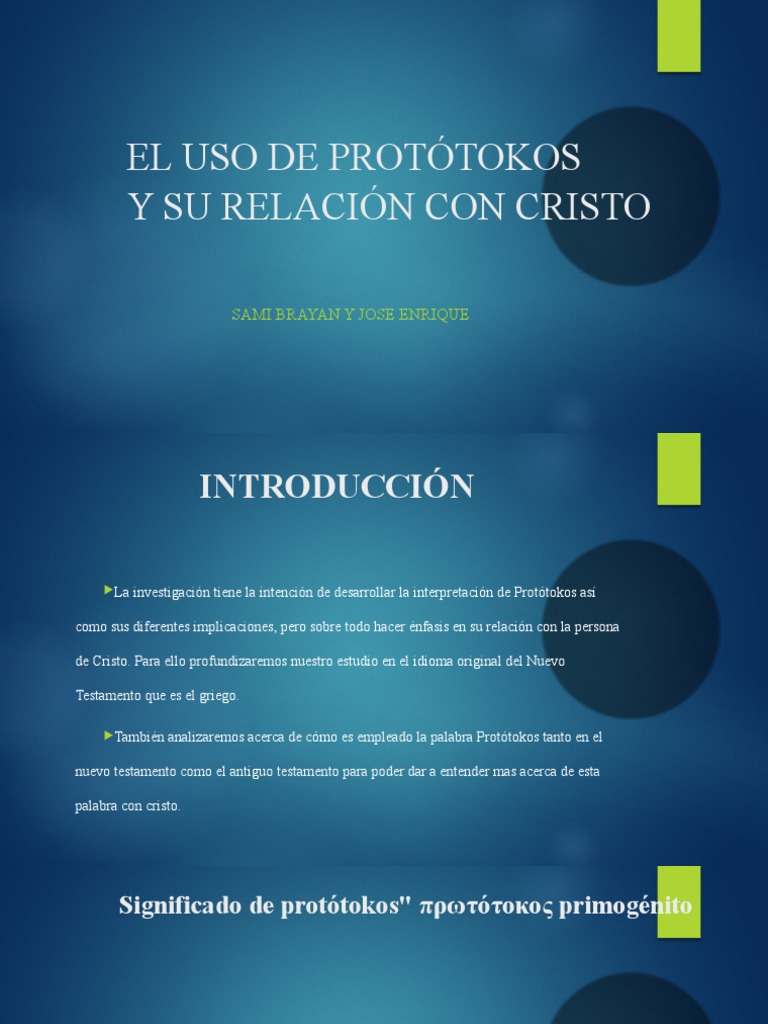 Significado de Protótokos en Cristo | PDF | Cristo (título) | Creencia ...
