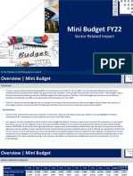 Mini-Budget Sector Impact FY22