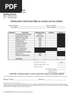 Electrical Load Calculation