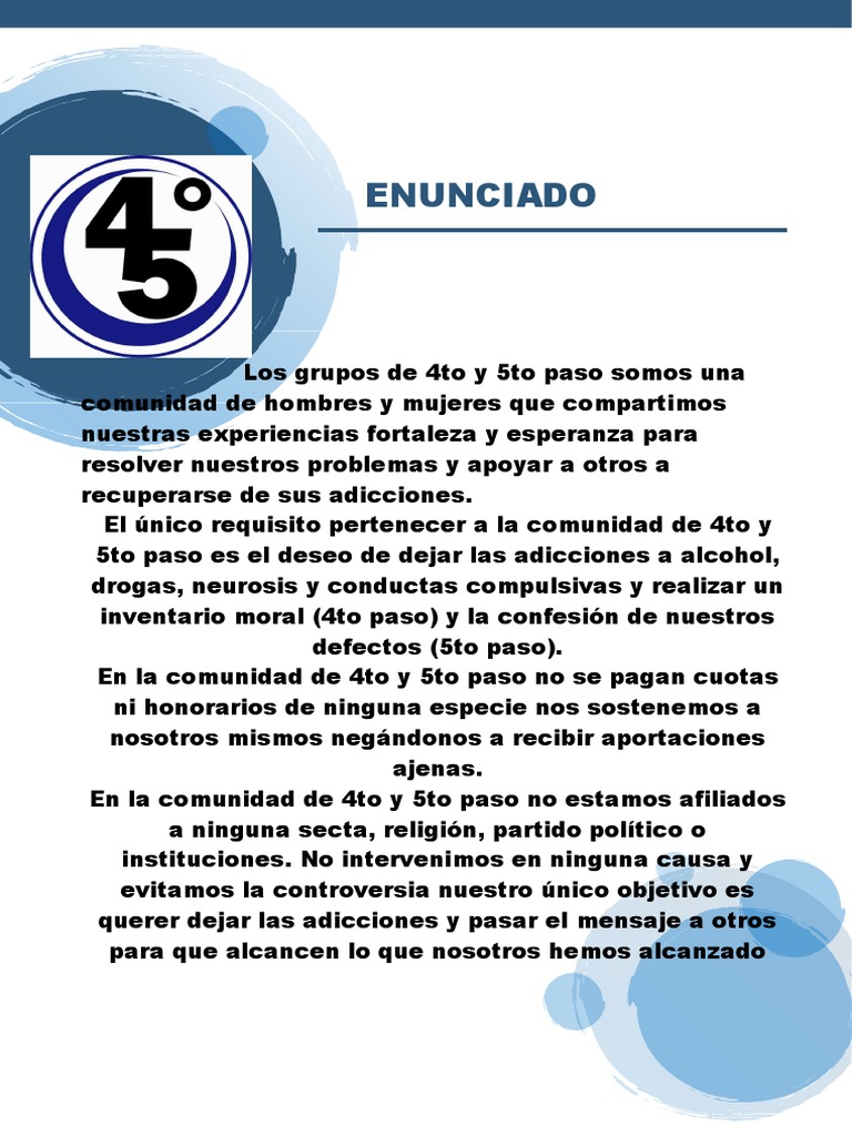 Enunciado de 4to y 5to Paso AA PDF