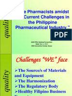 The Pharmacists Amidst The Current Challenges in The Philippine Pharmaceutical Industry by Frances Robles