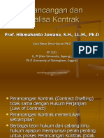 Perancangan Kontrak - Hikmahanto Juwana - 2020