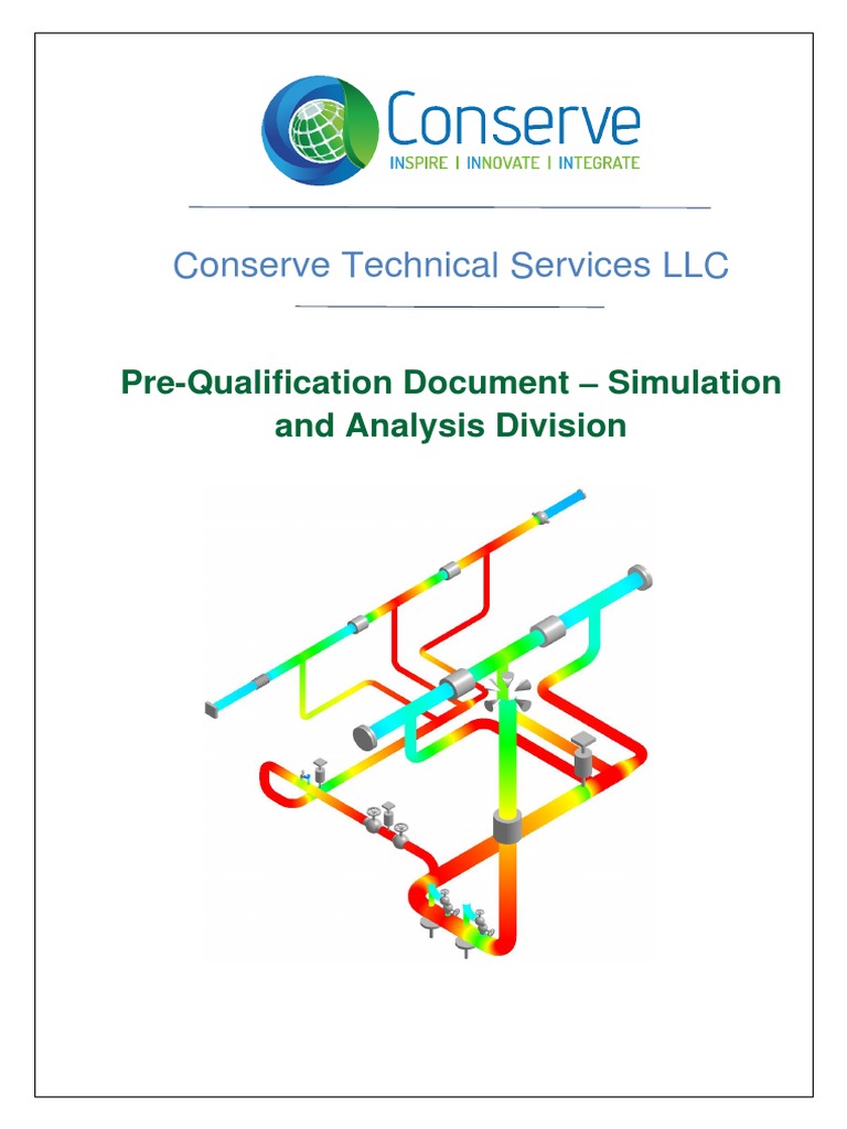 Conserve Simulation &analysis Project Reference PDF Pipeline