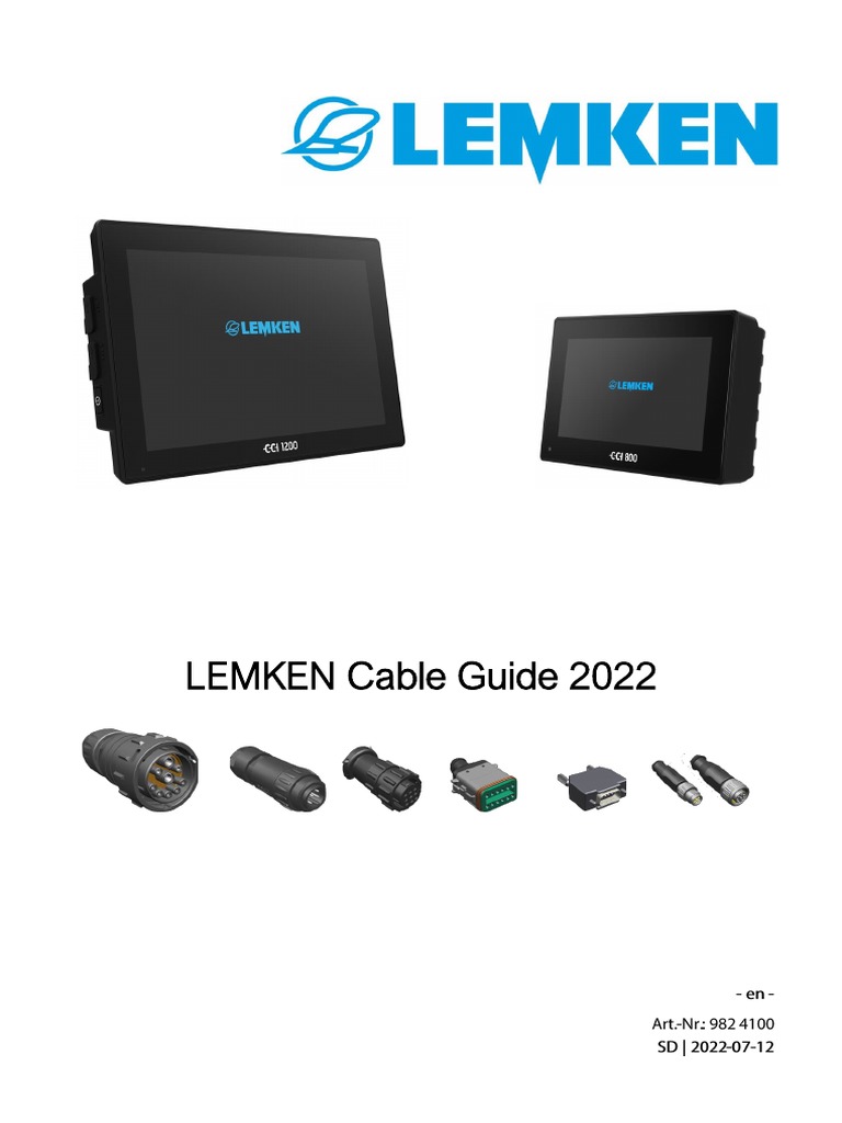 LEMKEN Cable Guide 2022 en | PDF | Electrical Connector | Computer ...