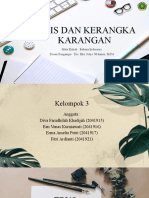 TESIS DAN KERANGKA KARANGAN B.indo Kel3