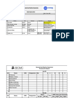 Material Log Sheet