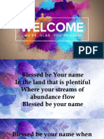 Blessed Be Your Name