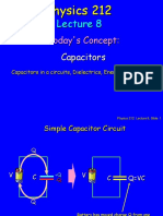 Today's Concept:: Capacitors