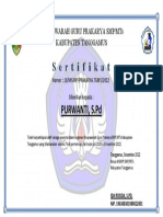 Sertifikat Purwanti