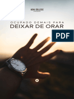E-BOOK 4 - OCUPADO DEMAIS PARA DEIXAR DE ORAR