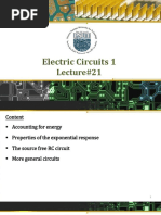 21.energy, Time Constant RC Source Free