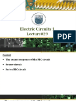 RLC Circuit Voltage and Current Analysis