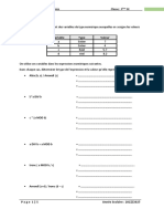 Série 1 Structure Données