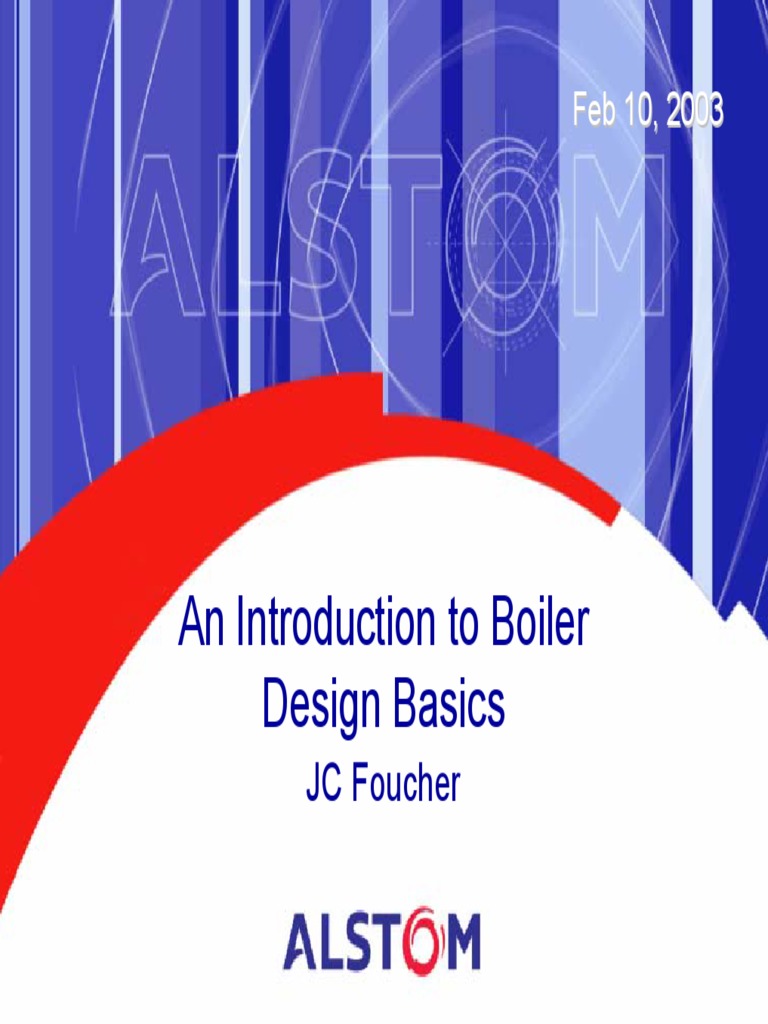 Basics of Boiler Design PDF Steam Boiler
