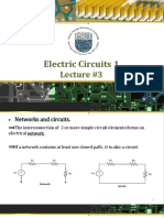 Networks, Circuits and Ohms Law