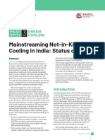 Mainstreaming Not-in-Kind Cooling in India - Status Check