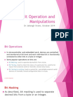 Lec 3bit Operation and Manipulation