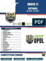 U11 - BBFS - Updated Fixtures - DPDL