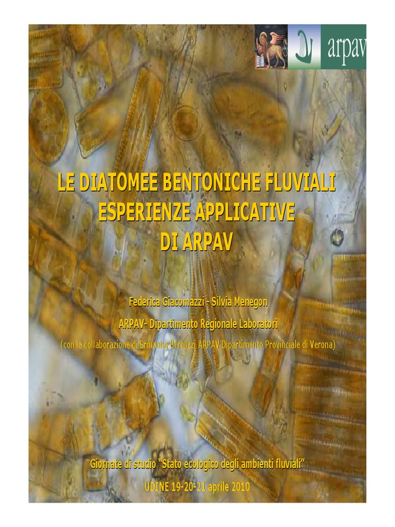 Diatomee ARPAV | PDF