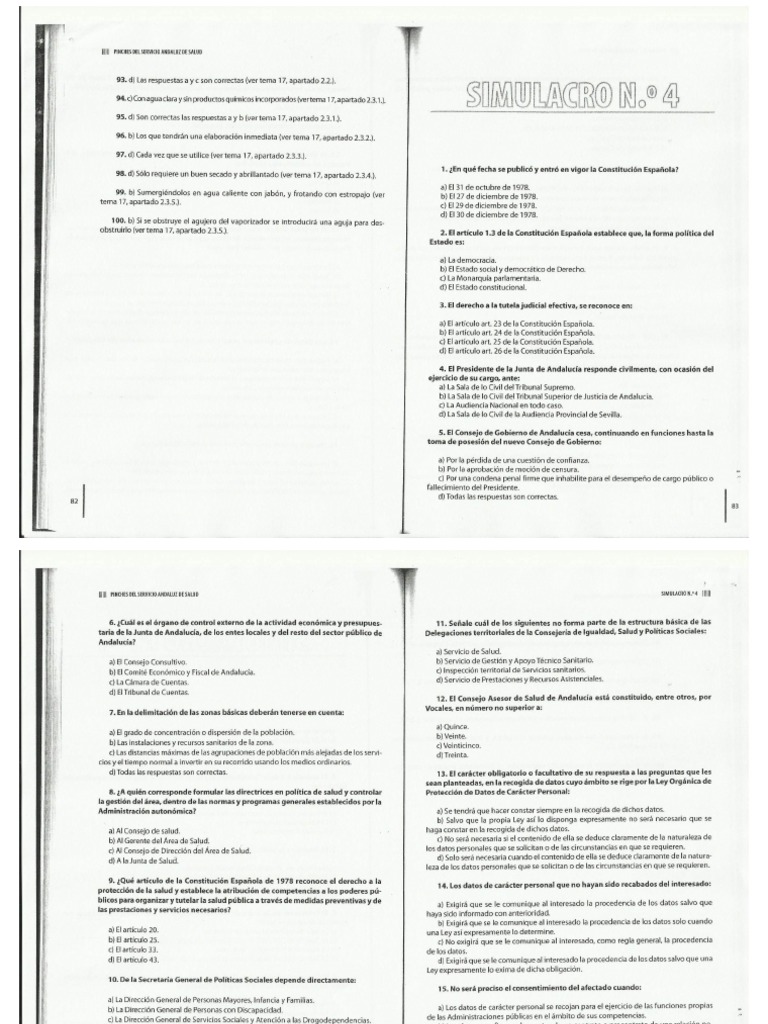 Simulacro Pinche 4 | PDF