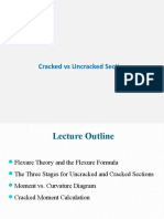Cracked vs Uncracked Sections: Flexure Theory and 3 Stages