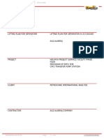 LIFTING PLAN