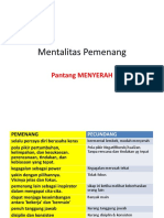 Mentalitas Pemenang