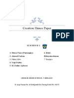 Creation Dance Paper