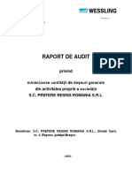 Raport Audit Minimizare Deseuri 2022