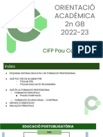 2n GB 22 - 23 Orientació Acadèmica I Professional